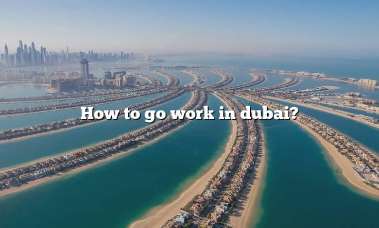 How to go work in dubai?