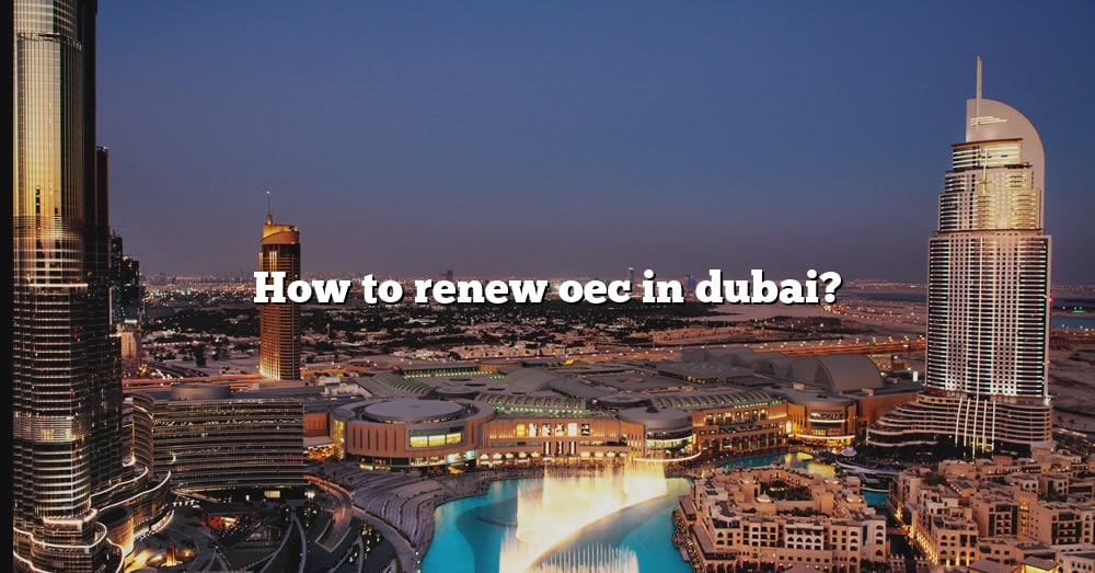 how-to-renew-oec-in-dubai-the-right-answer-2022-travelizta