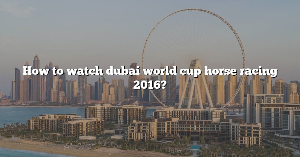 how-to-watch-dubai-world-cup-horse-racing-2016-the-right-answer-2022