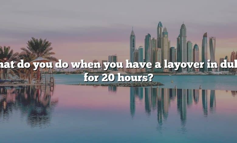 What do you do when you have a layover in dubai for 20 hours?