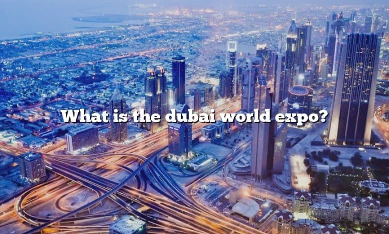 What is the dubai world expo?