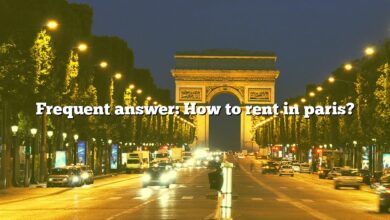 Frequent answer: How to rent in paris?