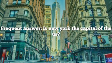 Frequent answer: Is new york the capital of the us?