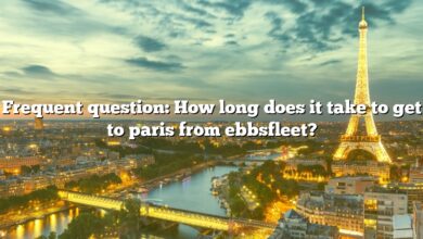 Frequent question: How long does it take to get to paris from ebbsfleet?