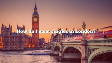How do I meet singles in London?