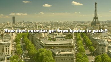 How does eurostar get from london to paris?
