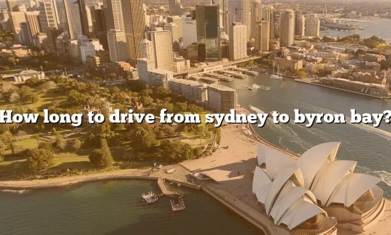 How long to drive from sydney to byron bay?