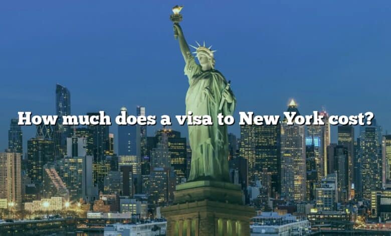 How much does a visa to New York cost?