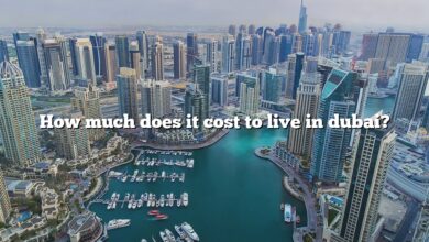 How much does it cost to live in dubai?