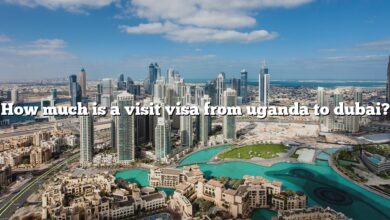 How much is a visit visa from uganda to dubai?