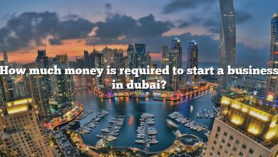 How much money is required to start a business in dubai?