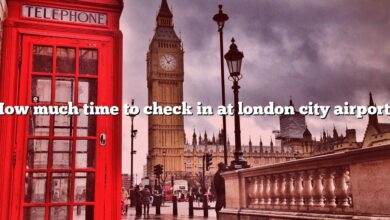 How much time to check in at london city airport?