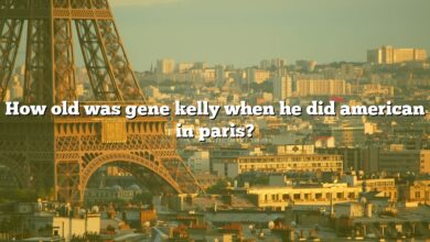 How old was gene kelly when he did american in paris?