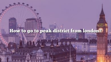 How to go to peak district from london?