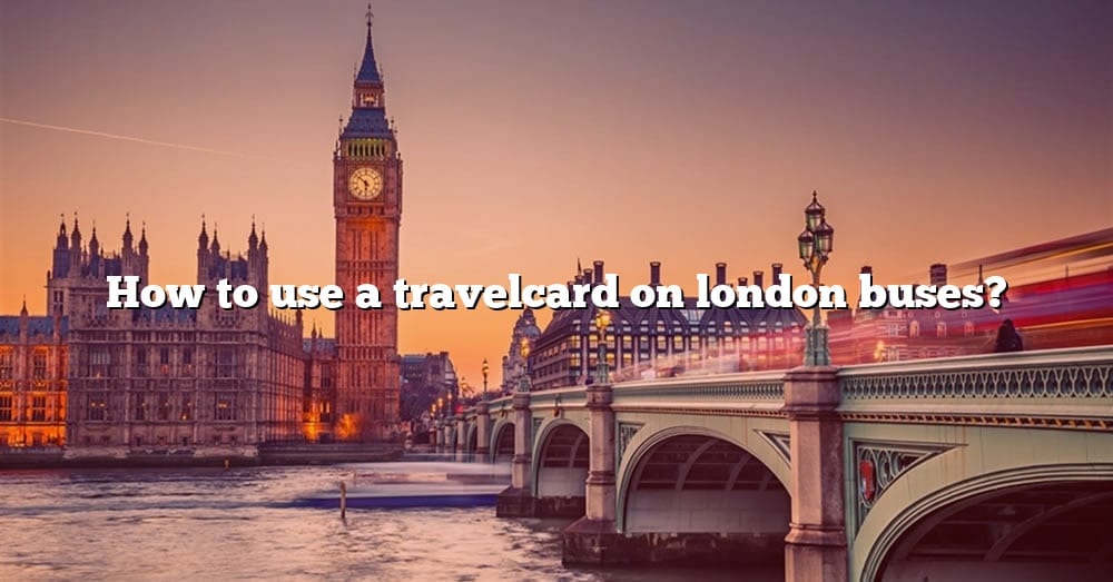 london travel card on bus
