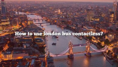 How to use london bus contactless?