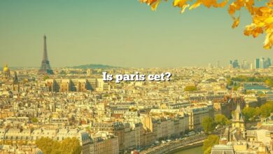 Is paris cet?