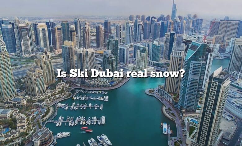 Is Ski Dubai real snow?