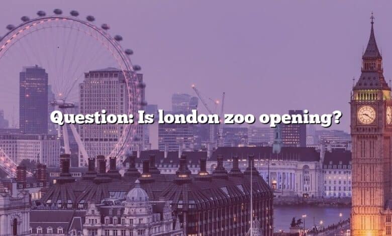 Question: Is london zoo opening?