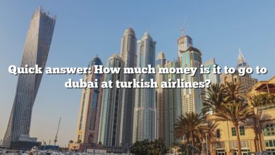 Quick answer: How much money is it to go to dubai at turkish airlines?