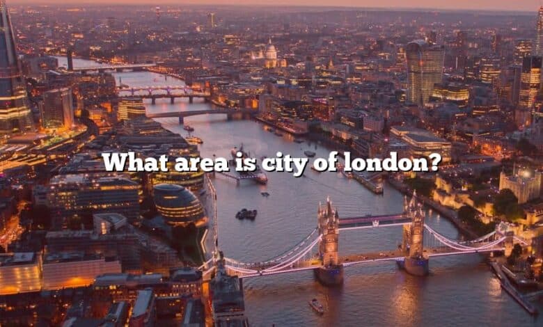 What area is city of london?