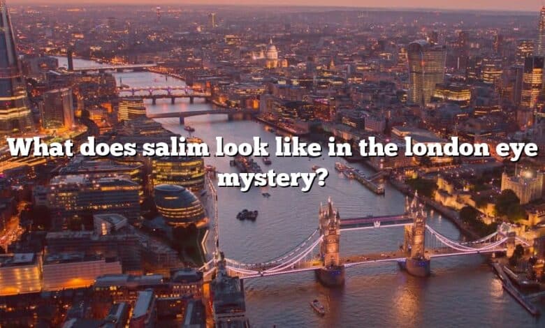 What does salim look like in the london eye mystery?