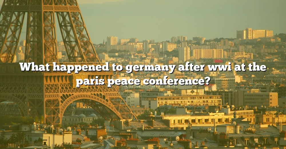 What Did France Do To Germany After Ww1