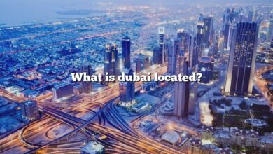 What is dubai located?