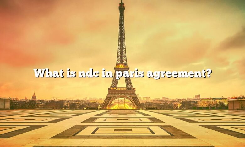 What is ndc in paris agreement?