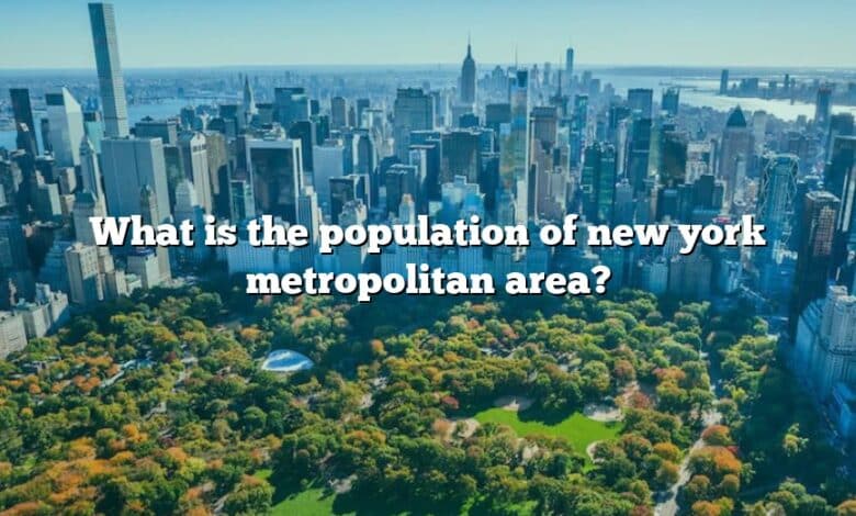 What is the population of new york metropolitan area?