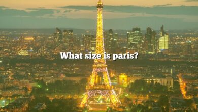 What size is paris?