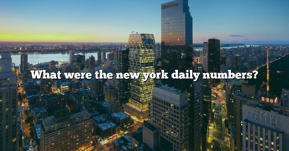 What Were The New York Daily Numbers 