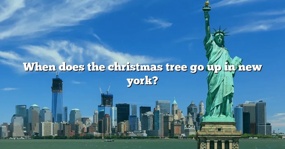 When Does The Christmas Tree Go Up In New York? [The Right Answer] 2022
