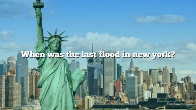 When was the last flood in new york?