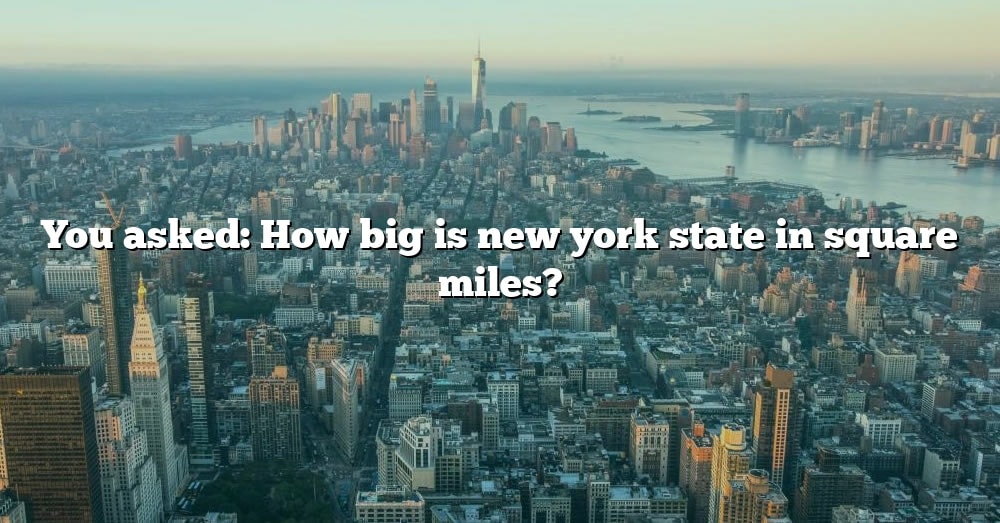 new york state size in square miles