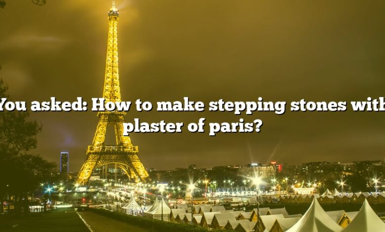 You asked: How to make stepping stones with plaster of paris?