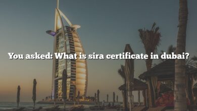 You asked: What is sira certificate in dubai?