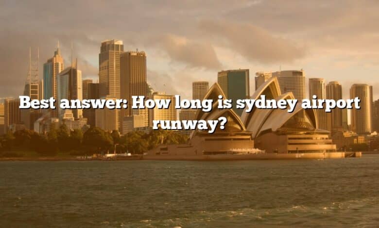 Best answer: How long is sydney airport runway?