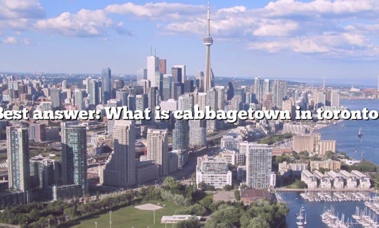 Best answer: What is cabbagetown in toronto?