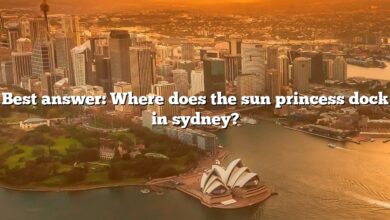 Best answer: Where does the sun princess dock in sydney?