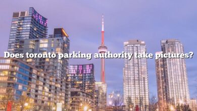 Does toronto parking authority take pictures?