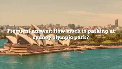 Frequent answer: How much is parking at sydney olympic park?