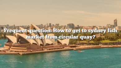 Frequent question: How to get to sydney fish market from circular quay?