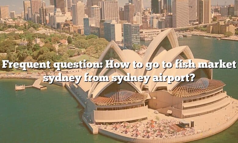 Frequent question: How to go to fish market sydney from sydney airport?