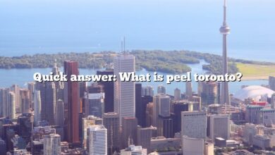 Quick answer: What is peel toronto?