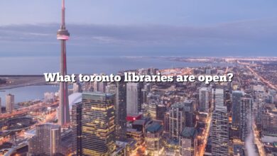 What toronto libraries are open?