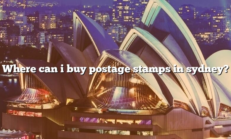 Where can i buy postage stamps in sydney?