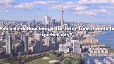 You asked: How long is the drive from toronto to quebec city?